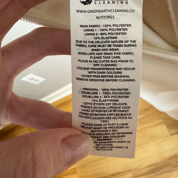 Self-Portrait White Bonded Crepe Midi Dress – Size 6 - Picture 8 of 10